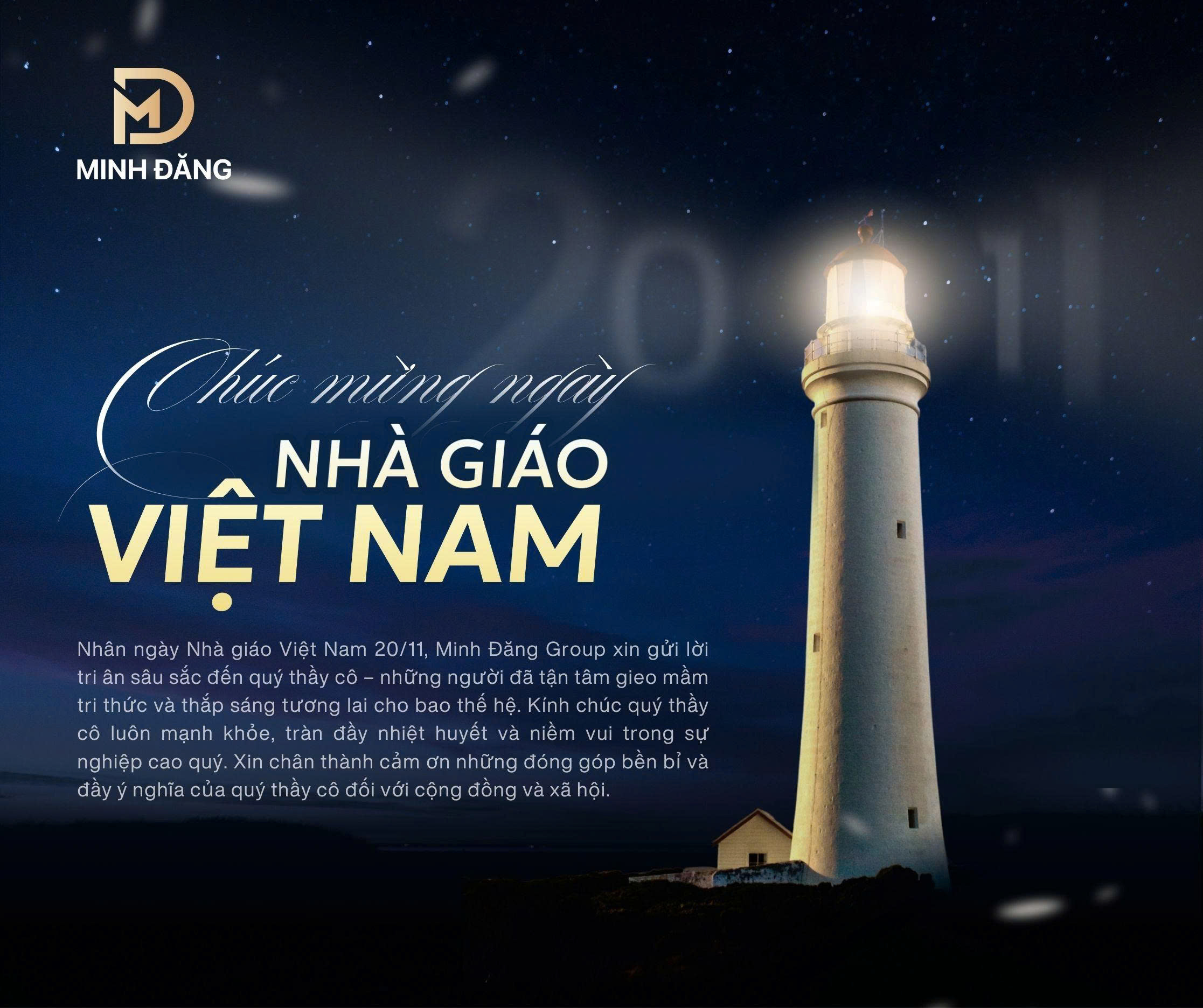 Minh Đăng Group tri ân ngày Nhà Giáo Việt Nam 20/11