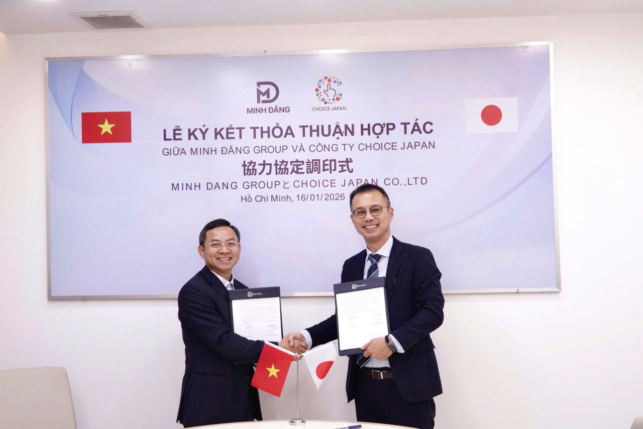 Minh Đăng Group và Choice Japan thực hiện trao trả Hợp đồng nguyên tắc, đánh dấu cột mốc trong tiến trình hợp tác giữa hai bên.